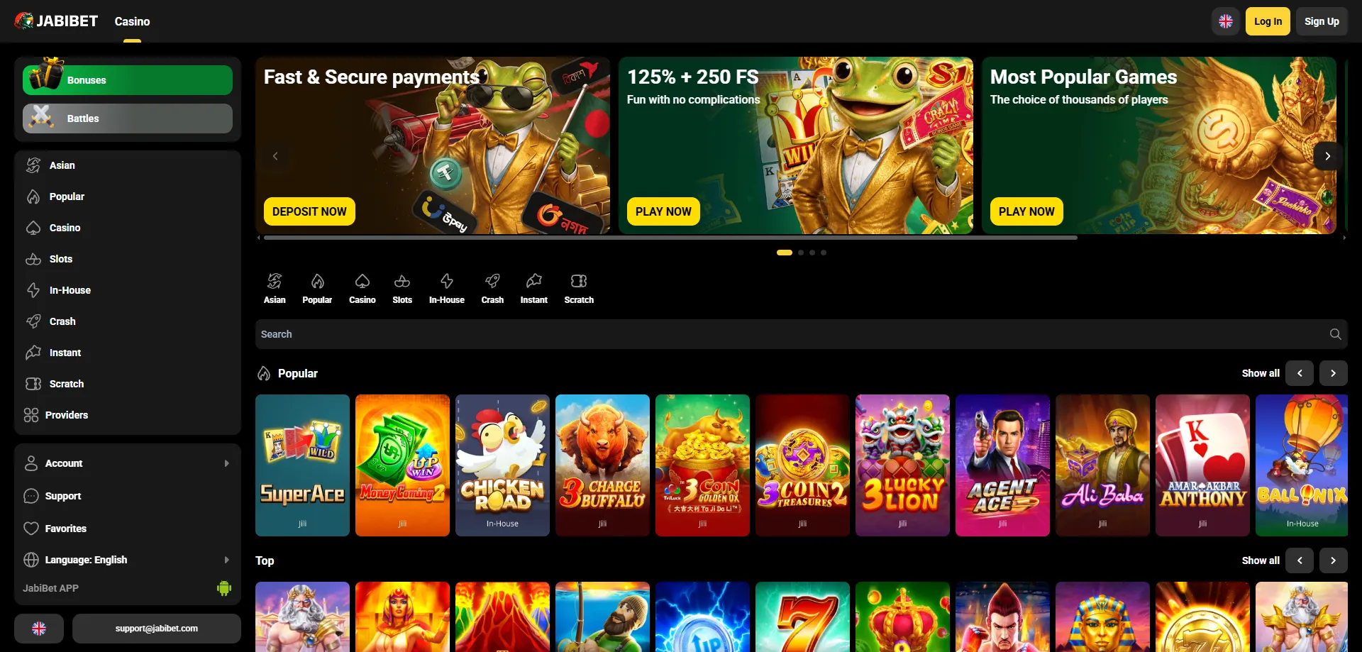 Jabibet mobile casino app for Android and iOS — play anywhere