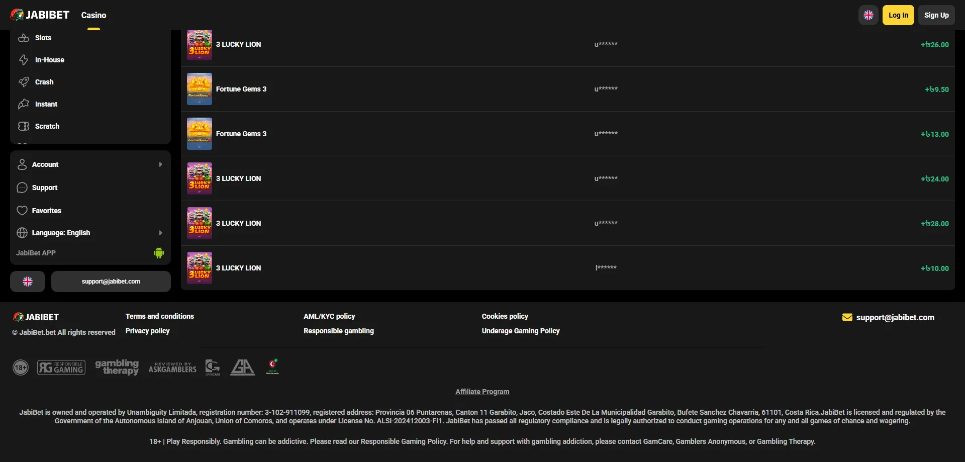 Jabibet casino deposit and withdrawal methods — Nagad, Rocket, Mobile Pay